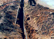 Underground supplies.